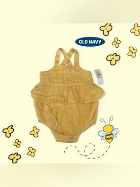 Old Navy Yellow Baby Romper